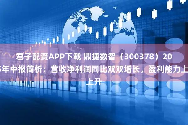 君子配资APP下载 鼎捷数智（300378）2025年中报简析：营收净利润同比双双增长，盈利能力上升